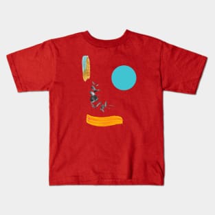 Modern Abstract Leaves Kids T-Shirt